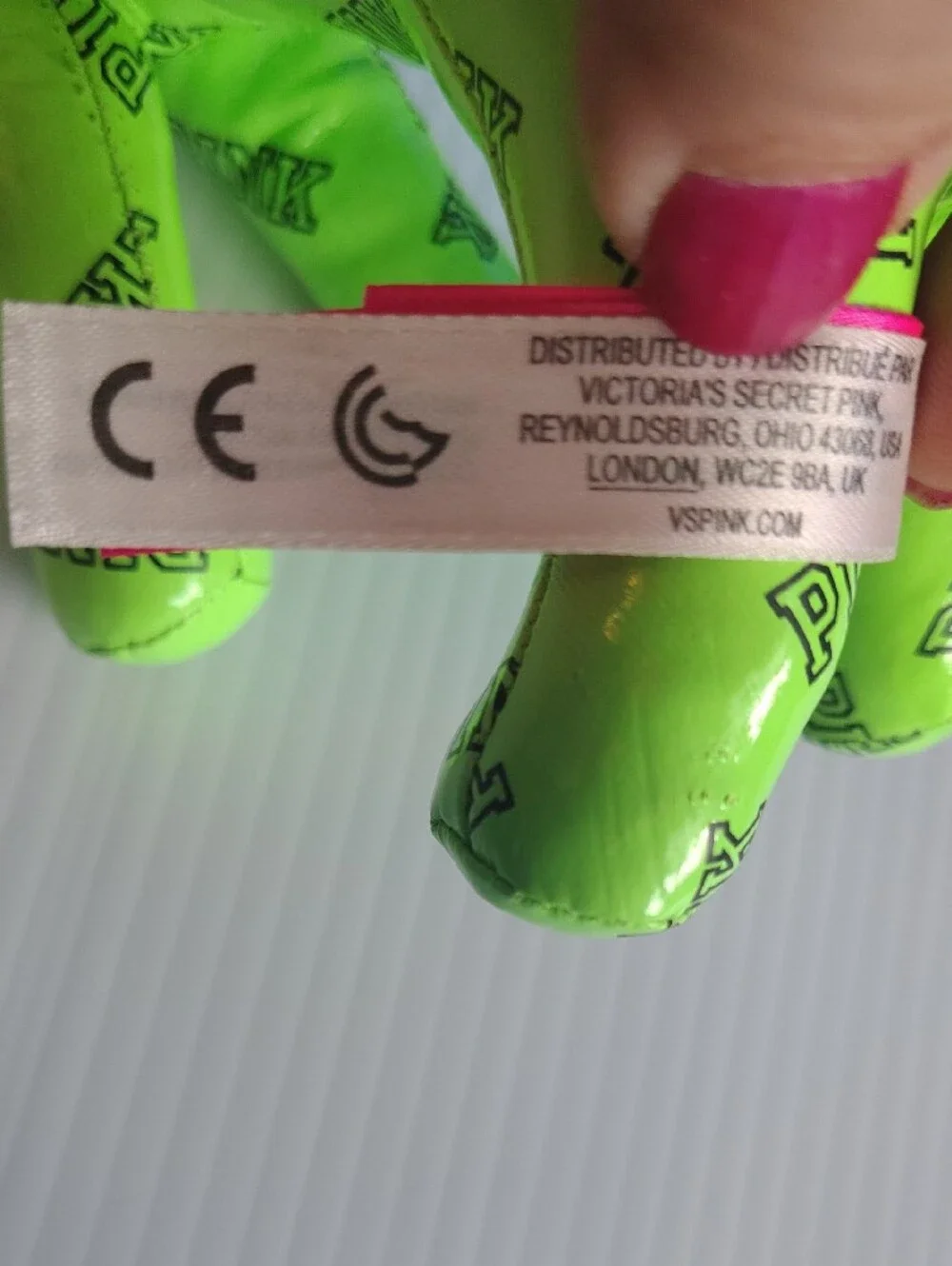 Lime Green PINK toy Victoria Secret